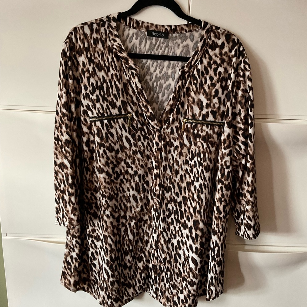 Leopard Print Women's Top